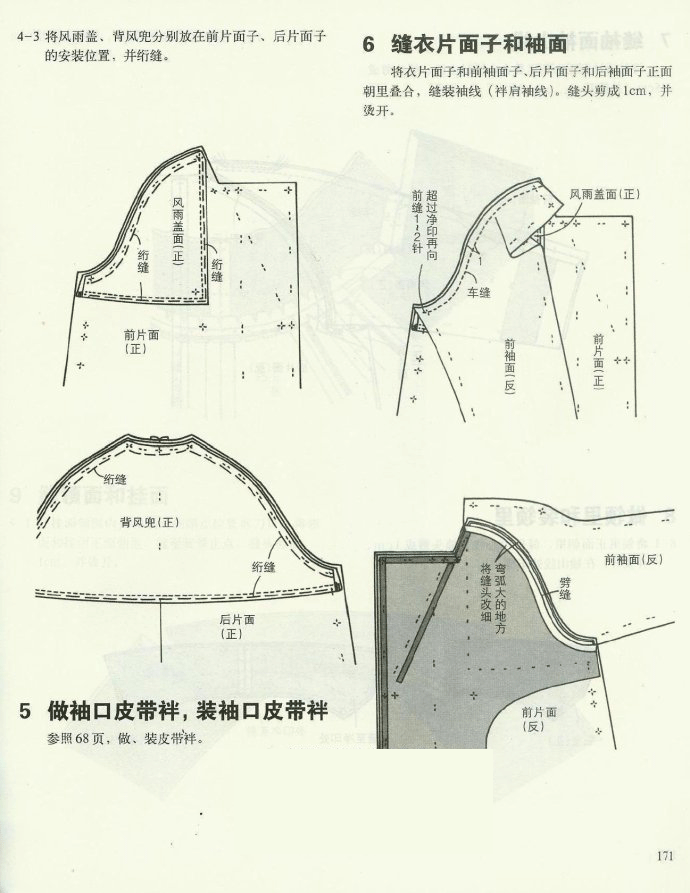 解讀插肩袖 高領塹壕女大衣(附裁剪圖和縫製教程)