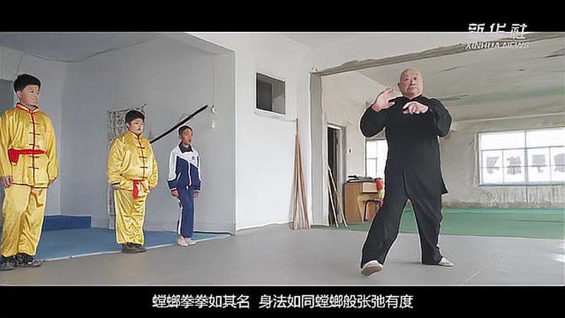 中国古拳法梅花摔手螳螂拳