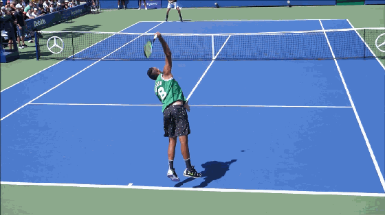 网球发球手臂内旋7大练习 1个技巧,巨大击球力量在这一瞬间产生