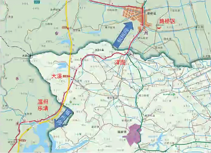 温岭g228国道规划图图片