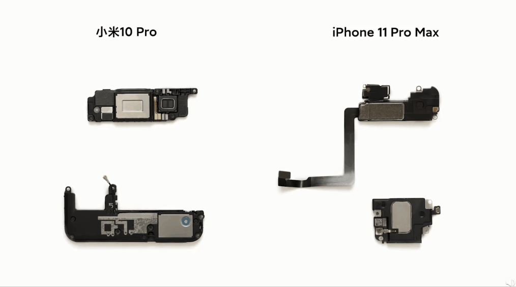 10 pro与iphone11 pro max都是有两个音腔模块,也就是均支持双扬声器