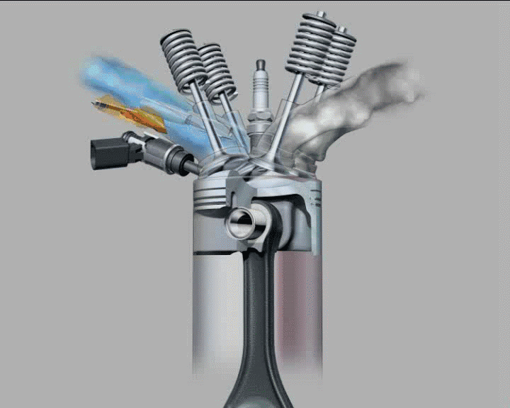 配气机构:在发动机工作的过程中,发动机需要不断地进气和排气以保证