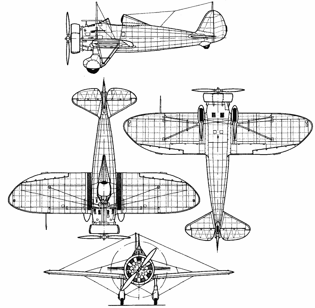 单翼机拥有着双翼机时代的特征,波音的玩具枪:p26战斗机